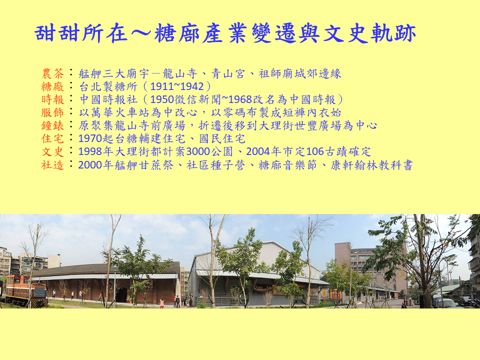 糖廍文化協會，台北製糖所 ，文化園區